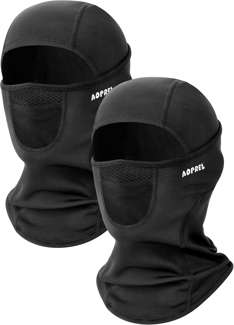 AOPREL Kids Balaclava Ski Mask with Breathable Holes, Windproof Fleece Full Face Mask for Cold Weather Boys Girls - Image 1